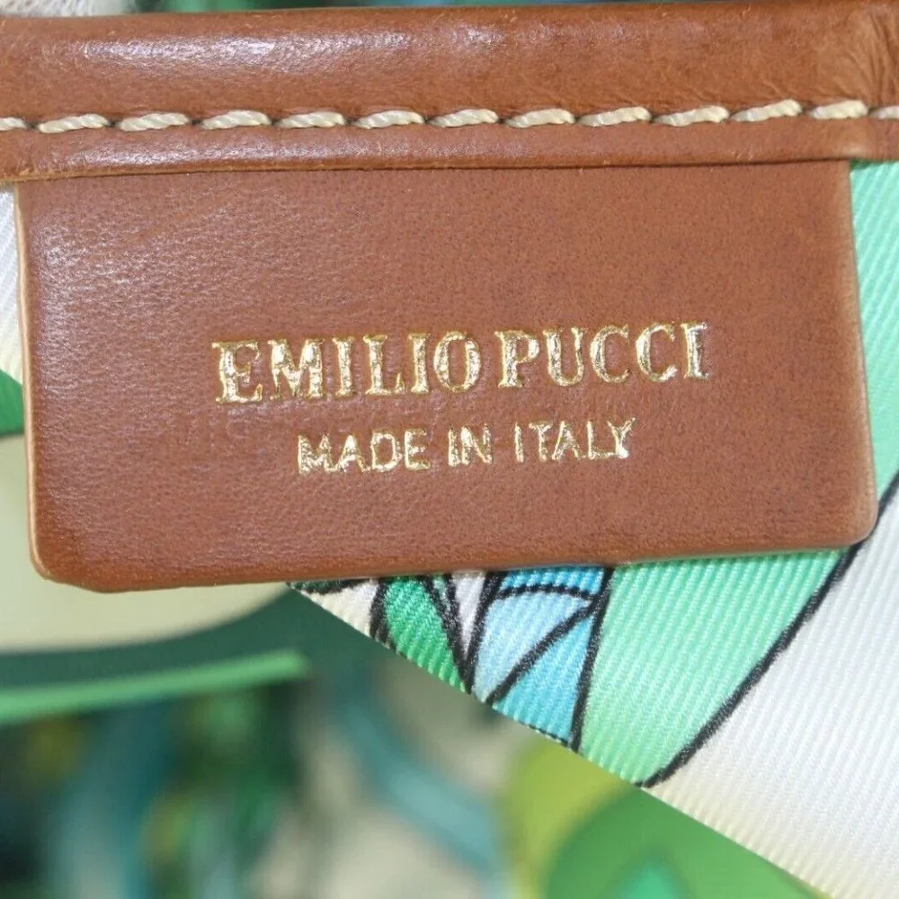 Emilio Pucci Wicker Basket Tote 1EP1026K